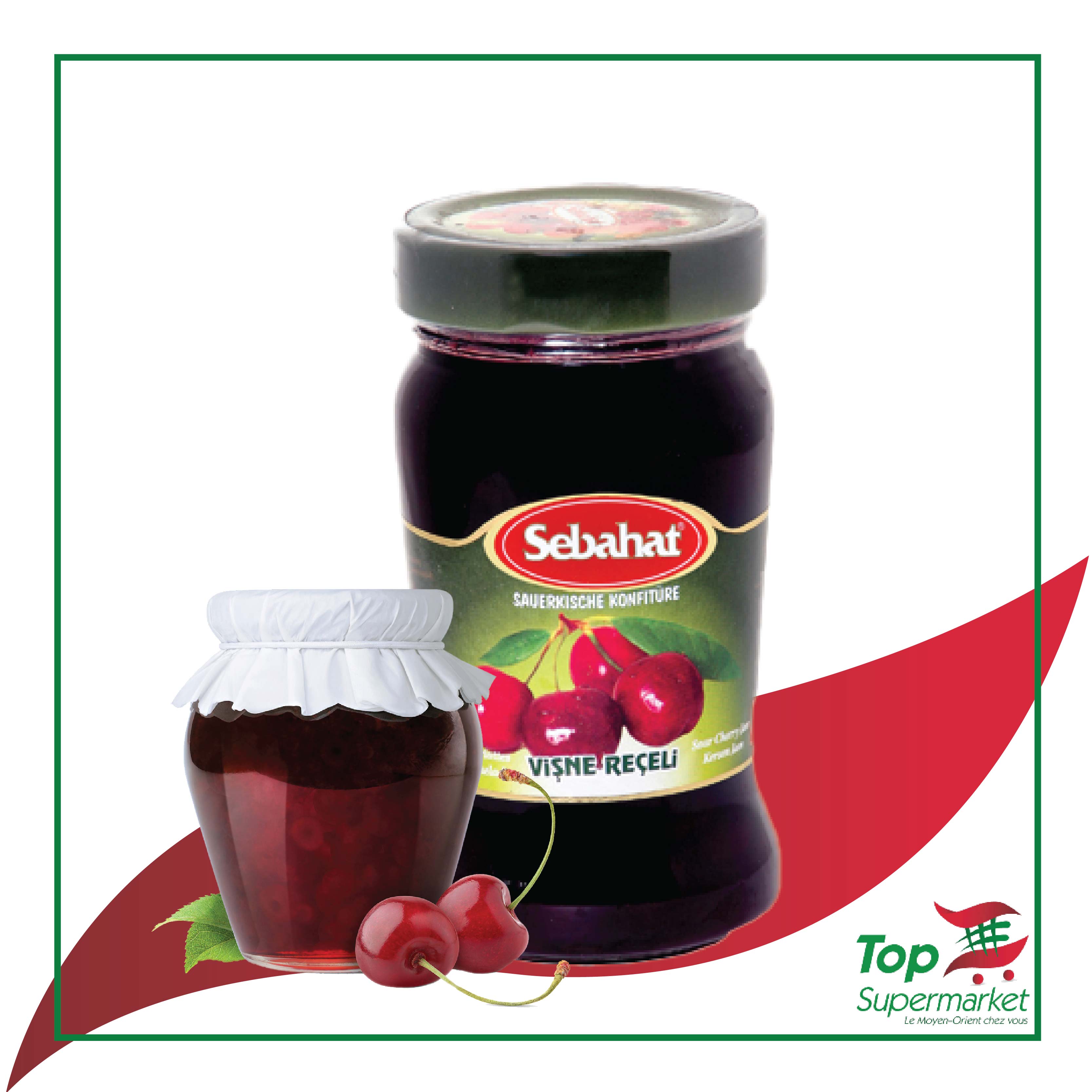 Sebahat confiture de cerises 700gr